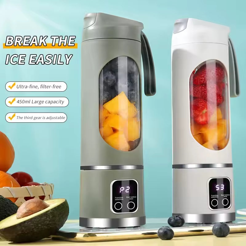 Portable Blender Pro – 12 Blades, 450ml
