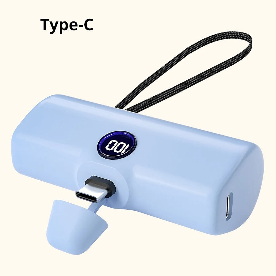 Liboer Mini Power Bank 5000mAh – Fast Charging LED Display