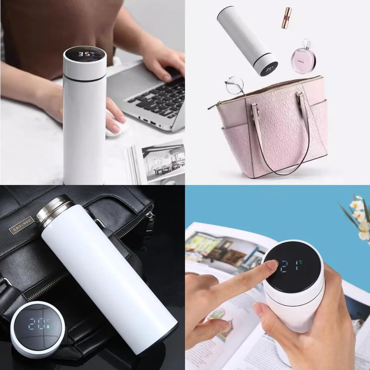 Smart Thermos 500ML β LED Display Cup