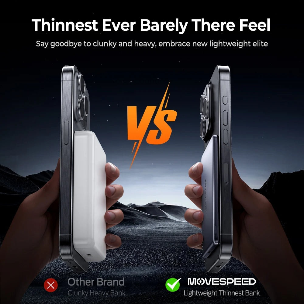 MOVESPEED S10 Slim Magnetic Power Bank 10000mAh