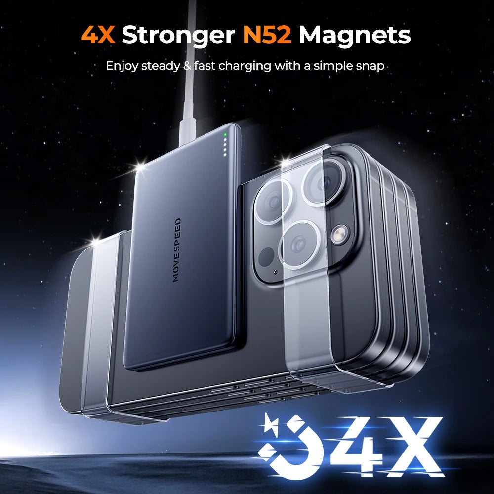 MOVESPEED S10 Slim Magnetic Power Bank 10000mAh