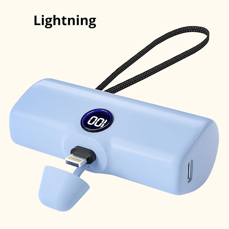 Liboer Mini Power Bank 5000mAh – Fast Charging LED Display