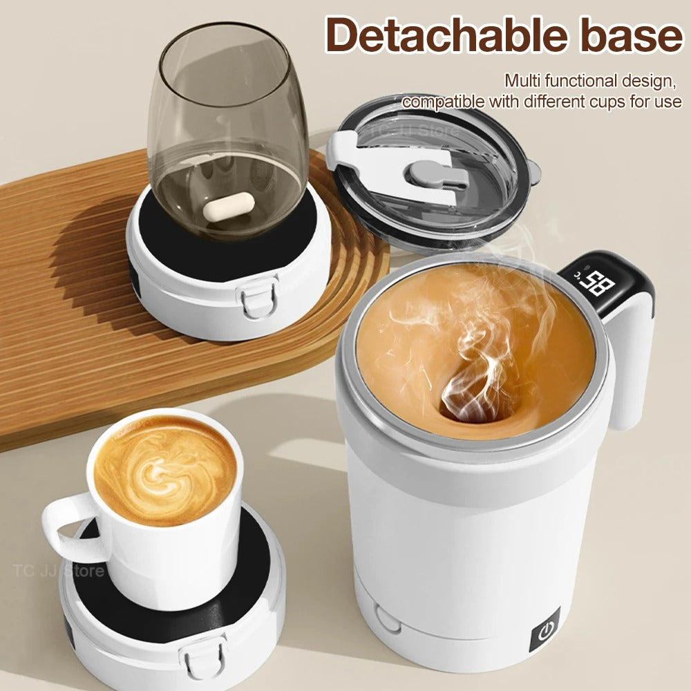 Automatic Self-Stirring Coffee Mug 380ML – USB Magnetic Mixer